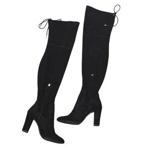 Dolce Vita Women's Katy Microsuede Over-the-Knee Boots Black Mob Wife Size 10